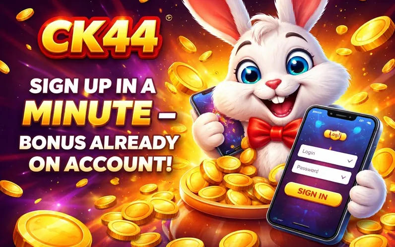 CK444 casino login page banner